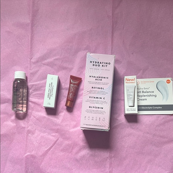 Youth To The People Other - skincare set bundle!cleanser,toner, 2 eye creams, serum, moisturizer.sample&full